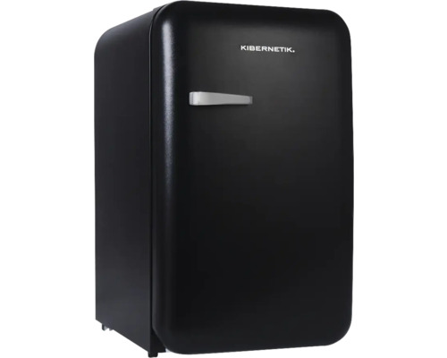 Réfrigérateur Kibernetik noir avec poignée argentée