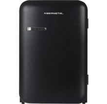 Réfrigérateur noir avec porte et poignée de la marque Kibernetik