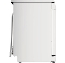 Seitenansicht eines freistehenden Geschirrspülers