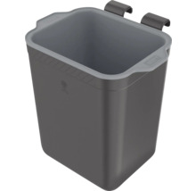 Abfallbehälter aus Kunststoff mit Aufhängevorrichtung