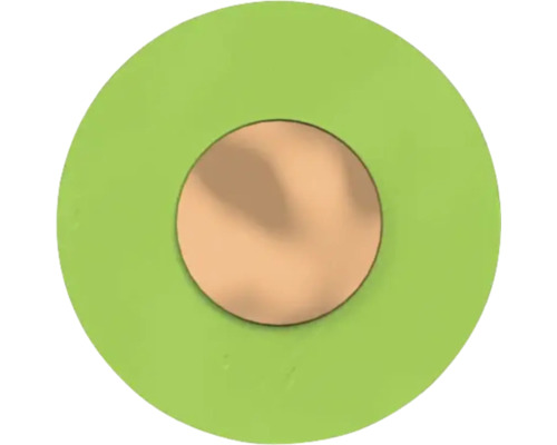 Querschnitt eines Elektrokabels mit Isolierung