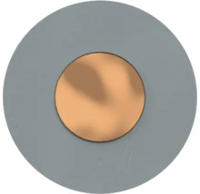 Miroir rond avec bordure grise