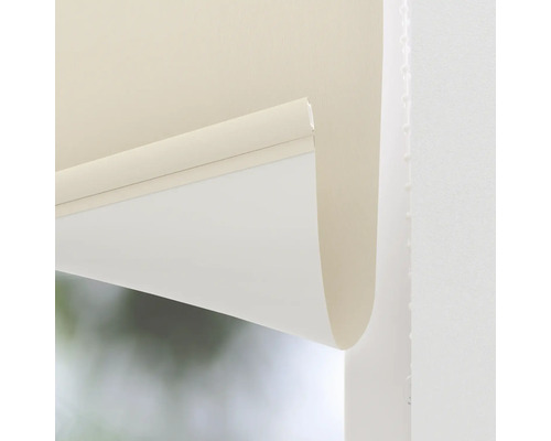 Detailansicht eines Rollos zur Fensterdekoration