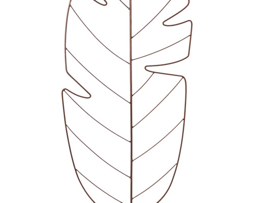 Dekorative Metallblatt Silhouette