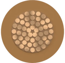 Section transversale d'un conducteur électrique multibrins