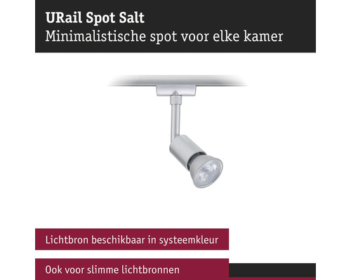 URail Spot Salt mit Lichtquelle, ein minimalistischer Spot für jeden Raum.