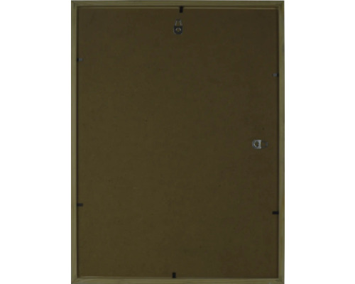 Rückseite eines Holzbilderrahmens mit Aufhängungen