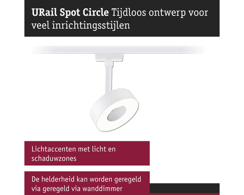 URail Spot Circle, design intemporel pour de nombreux styles d'ameublement