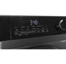 Panneau de commande d'un sèche-linge avec affichage numérique et sélection du programme