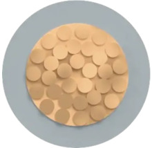 Décoration murale décorative avec des éléments ronds