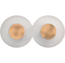 Section transversale d'un câble électrique à deux conducteurs