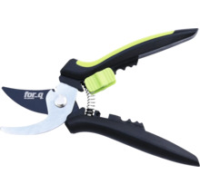 Gartenschere mit Federmechanismus und Kunststoffgriffen