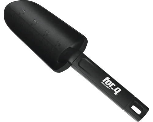 Transplantoir de jardin en plastique avec marque de profondeur et logo For-Q