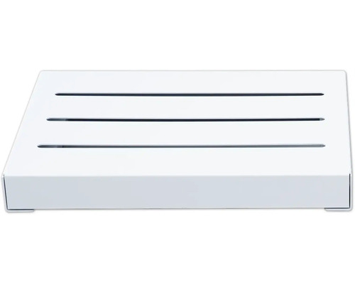 Tabouret de douche blanc avec trois fentes