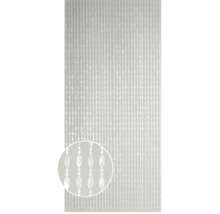 Rideau de perles avec perles décoratives transparentes