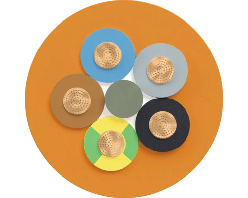 Section transversale d'un câble électrique avec plusieurs conducteurs