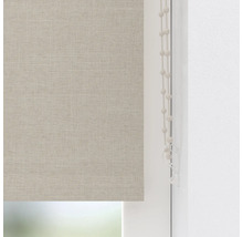 Textilrollo am Fenster mit Kettenzug