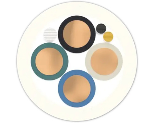 Symbole pour les conduites électriques