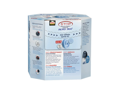 Pattex Aero 360 Grad Luftentfeuchter Nachfüllpackung