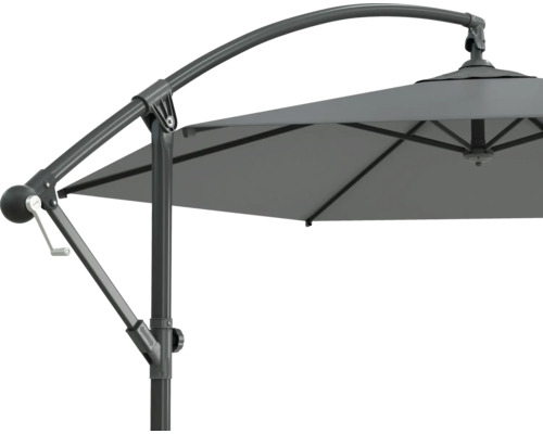 Parasol déporté avec mécanisme à manivelle