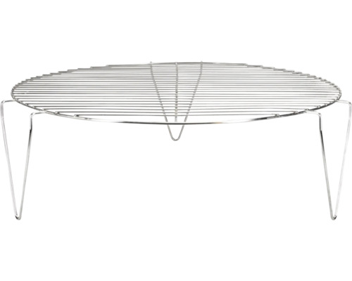 Grille de barbecue ronde avec pieds en métal