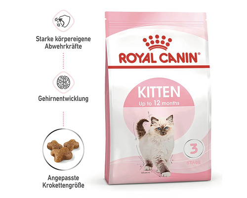 Royal Canin Kitten Trockenfutter für Katzen bis 12 Monate