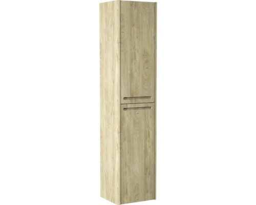 Armoire haute couleur bois avec deux portes