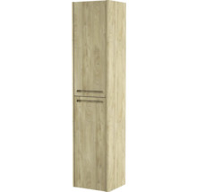 Armoire haute avec deux portes et structure en bois