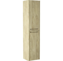 Armoire haute avec deux portes et aspect bois