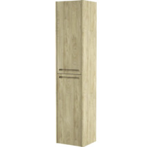 Armoire haute aspect bois avec deux portes