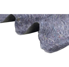 Molleton de protection de construction gris en détail