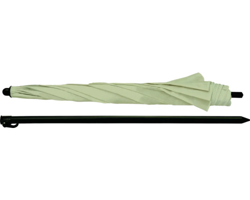 Parasol fermé avec support