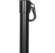 Pied de support en métal avec mousqueton