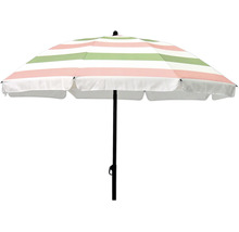 Parasol rayé pour l'extérieur