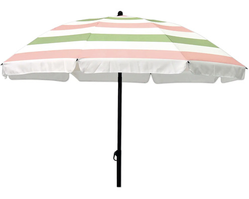 Parasol rayé pour l'extérieur