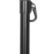 Support de sardine noir avec mousqueton