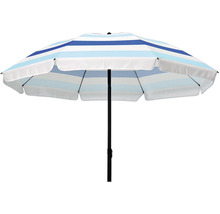 Parasol de plage avec motif rayé