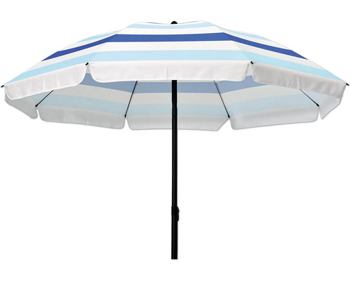 Parasol de plage avec motif rayé
