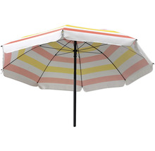 Parasol rayé pour le jardin
