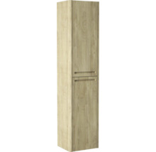 Armoire haute avec structure en bois pour la salle de bain