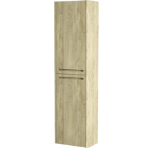 Armoire haute avec décor en bois