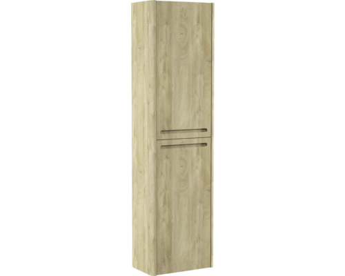 Armoire haute en bois pour salle de bains