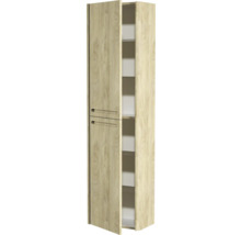 Armoire haute avec plusieurs étagères