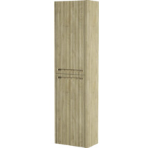 Armoire avec aspect bois rainuré