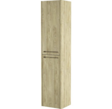 Armoire haute aspect bois avec deux portes