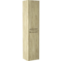 Armoire haute avec deux portes et structure en bois