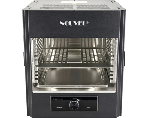 Grill Nouvel 850 degrés avec grille et bac de récupération des graisses