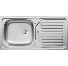 Évier en acier inoxydable avec égouttoir