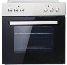 Cuisinière électrique avec boutons de commande et hublot