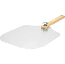 Pelle à pizza en aluminium avec manche en bois